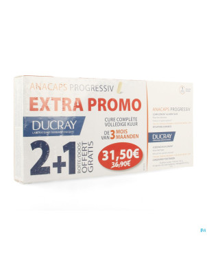 Ducray anacaps progresiv promo    caps 3x30