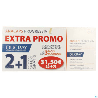 Ducray anacaps progresiv promo    caps 3x30