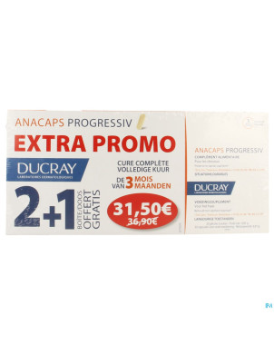 Ducray anacaps progresiv promo    caps 3x30