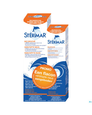 Sterimar isotonic 100ml+hypertonic nez bouche 50ml