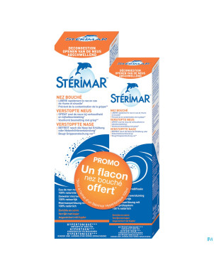 Sterimar isotonic 100ml+hypertonic nez bouche 50ml