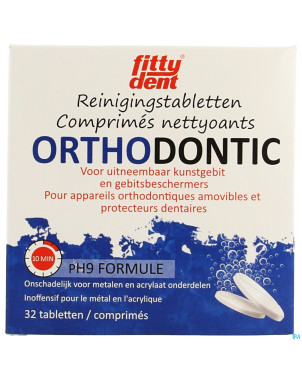 Fittydent orthodontic nettoyage    comp efferv. 32