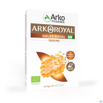 Arkoroyal gelee royale bio 1500mg    amp 20x10ml
