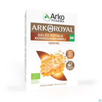 Arkoroyal gelee royale bio 1500mg    amp 20x10ml