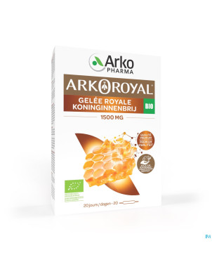 Arkoroyal gelee royale bio 1500mg    amp 20x10ml