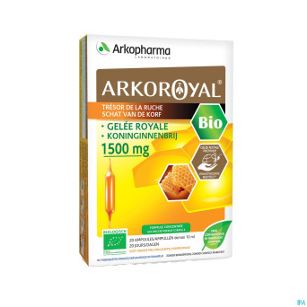 Arkoroyal gelee royale bio 1500mg    amp 20x10ml