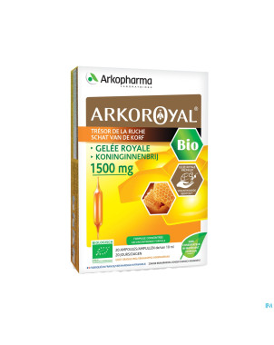 Arkoroyal gelee royale bio 1500mg    amp 20x10ml
