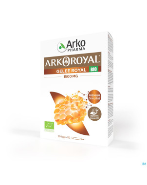 Arkoroyal gelee royale bio 1500mg    amp 20x10ml