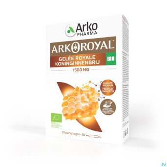 Arkoroyal gelee royale bio 1500mg    amp 20x10ml