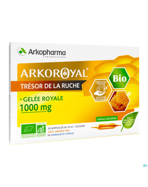 Arkoroyal gelee royale 1000mg amp 20x10ml