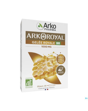 Arkoroyal gelee royale 1000mg amp 20x10ml