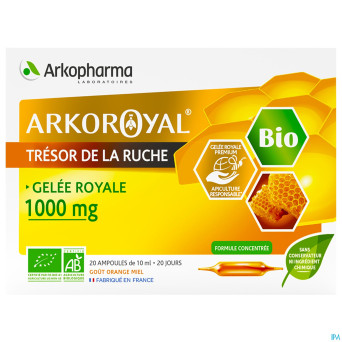 Arkoroyal gelee royale 1000mg amp 20x10ml