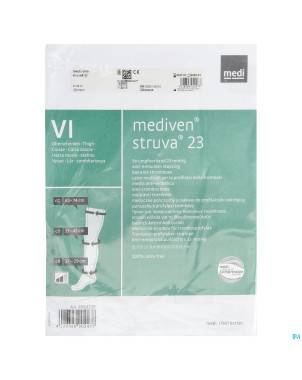 Mediven struva 23 bas cuisse blanc t6