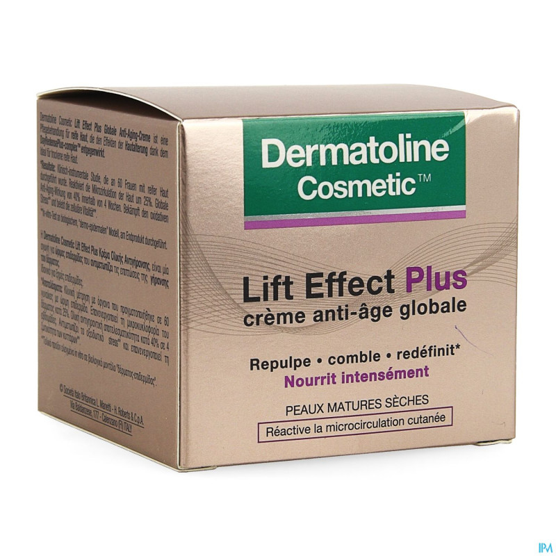 Dermatoline cosmetic le+ a/age cr global ps   50ml