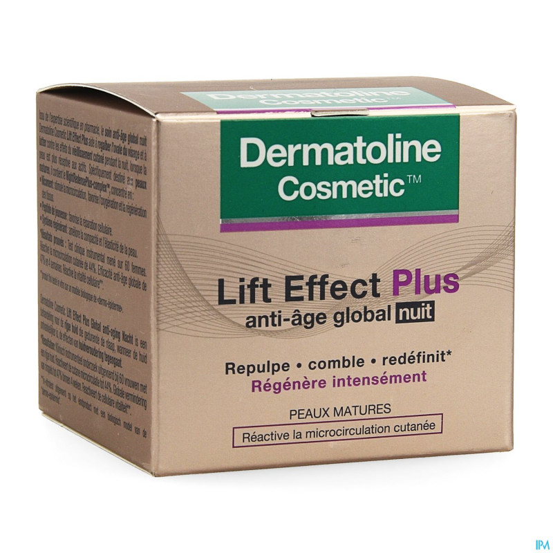 Dermatoline cosmetic le+ a/age cr global nuit 50ml