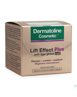 Dermatoline cosmetic le+ a/age cr global nuit 50ml