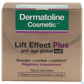 Dermatoline cosmetic le+ a/age cr global nuit 50ml