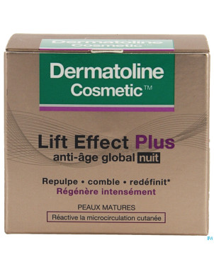 Dermatoline cosmetic le+ a/age cr global nuit 50ml