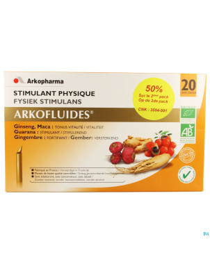 Arkofluide stimulant physiq.intellect. duo ud 2x20