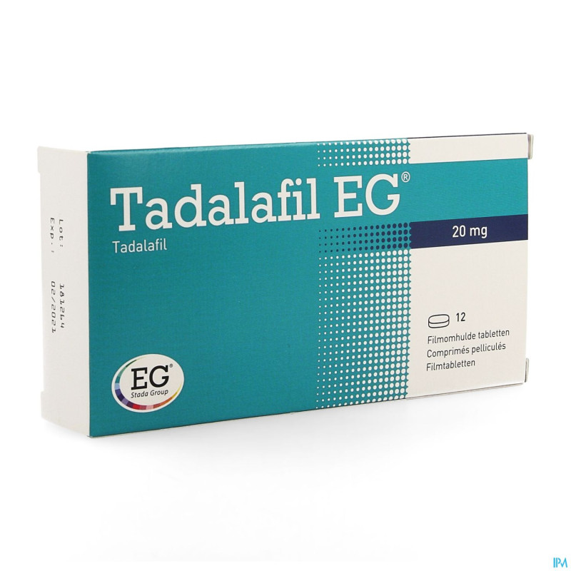 Tadalafil eg 20mg comp pell 12 x 20mg