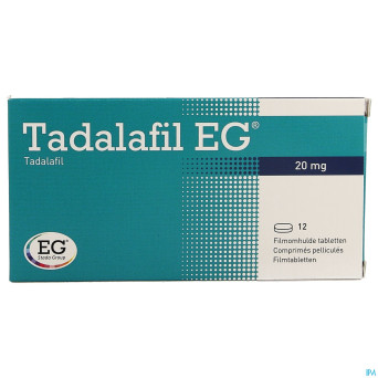 Tadalafil eg 20mg comp pell 12 x 20mg