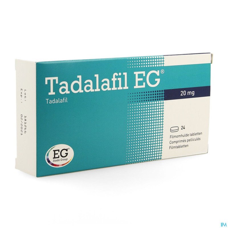 Tadalafil eg 20mg comp pell 24 x 20mg