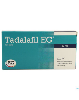 Tadalafil eg 20mg comp pell 24 x 20mg