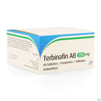 Terbinafin ab 250mg comp 98 x 250mg