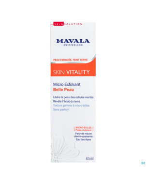 Mavala vitality micro exfoliant belle peau tb 65ml