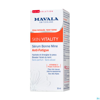 Mavala vitality serum bonne mine a/fatigue    30ml