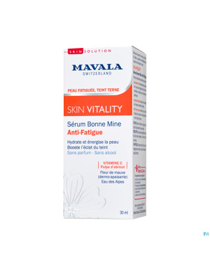 Mavala vitality serum bonne mine a/fatigue    30ml