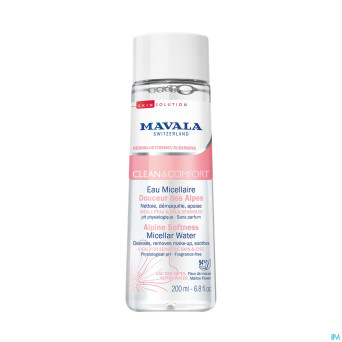 Mavala clean&comf eau micell. douceur alpes  200ml