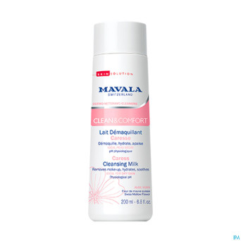 Mavala clean&comf lait demaquillant caresse  200ml