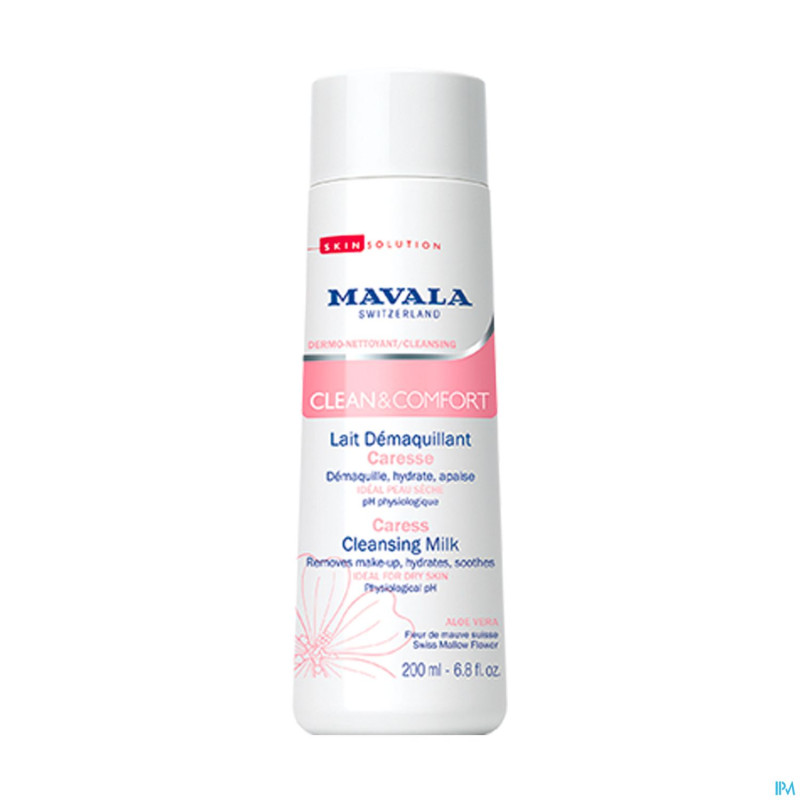 Mavala clean&comf lait demaquillant caresse  200ml