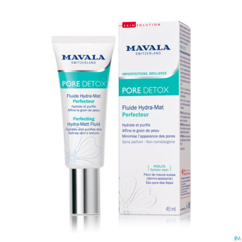 Mavala detox fluide hydra mat perfecteur   tb 45ml
