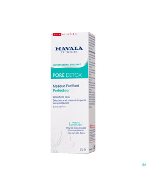 Mavala detox masque purifiant perfecteur   tb 65ml
