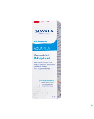 Mavala aq+ masque nuit multi hydra    tb 75ml