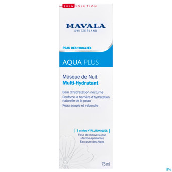 Mavala aq+ masque nuit multi hydra    tb 75ml