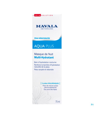 Mavala aq+ masque nuit multi hydra    tb 75ml