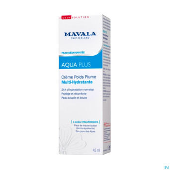Mavala aq+ creme poids plume multi hydra   tb 45ml