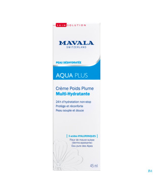 Mavala aq+ creme poids plume multi hydra   tb 45ml