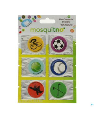 Mosquitno spotz 6 autocollants citronelle
