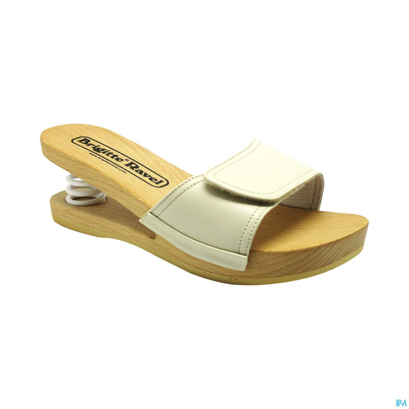 Brigitte ravel spring mule bois fish beige 37