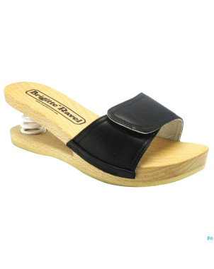 Brigitte ravel spring mule bois fish black 37