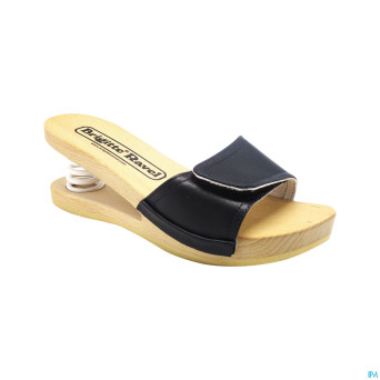 Brigitte ravel spring mule bois fish bleu 42