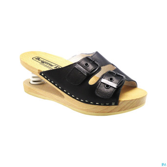 Brigitte ravel spring mule bois snake black 42