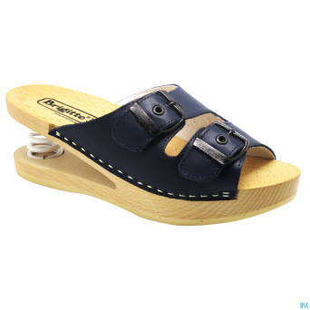 Brigitte ravel spring mule bois snake blue 42