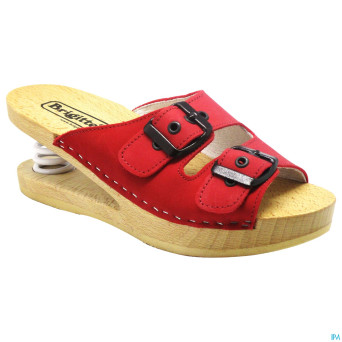 Brigitte ravel spring mule bois snake red 36