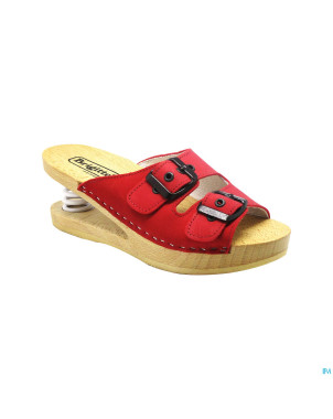Brigitte ravel spring mule bois snake red 37