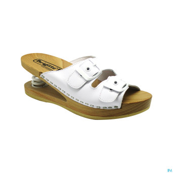 Brigitte ravel spring mule bois snake white 36